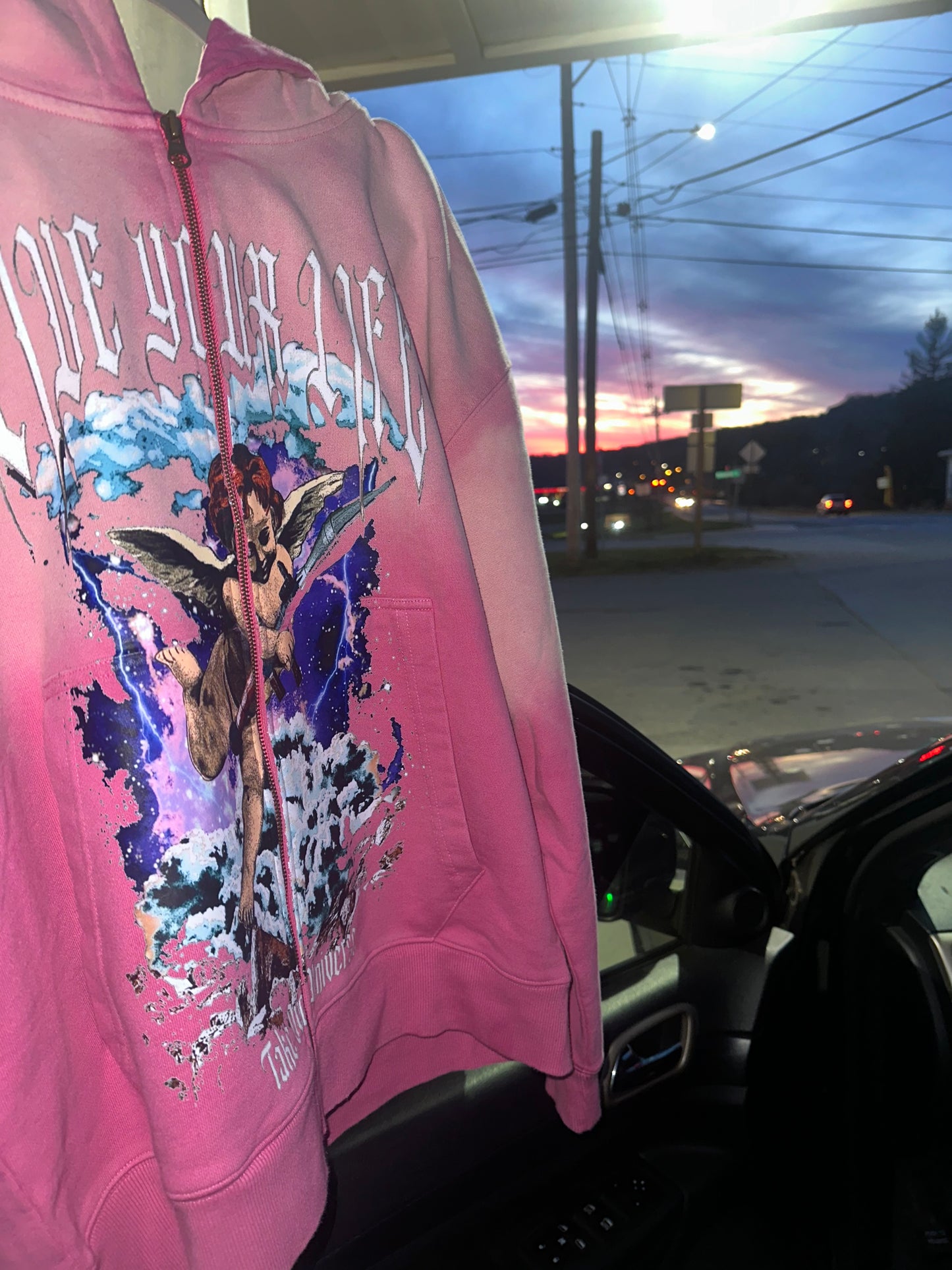 Two-Tone Pink “Take Over Universe” Hoodie *LIMITED*