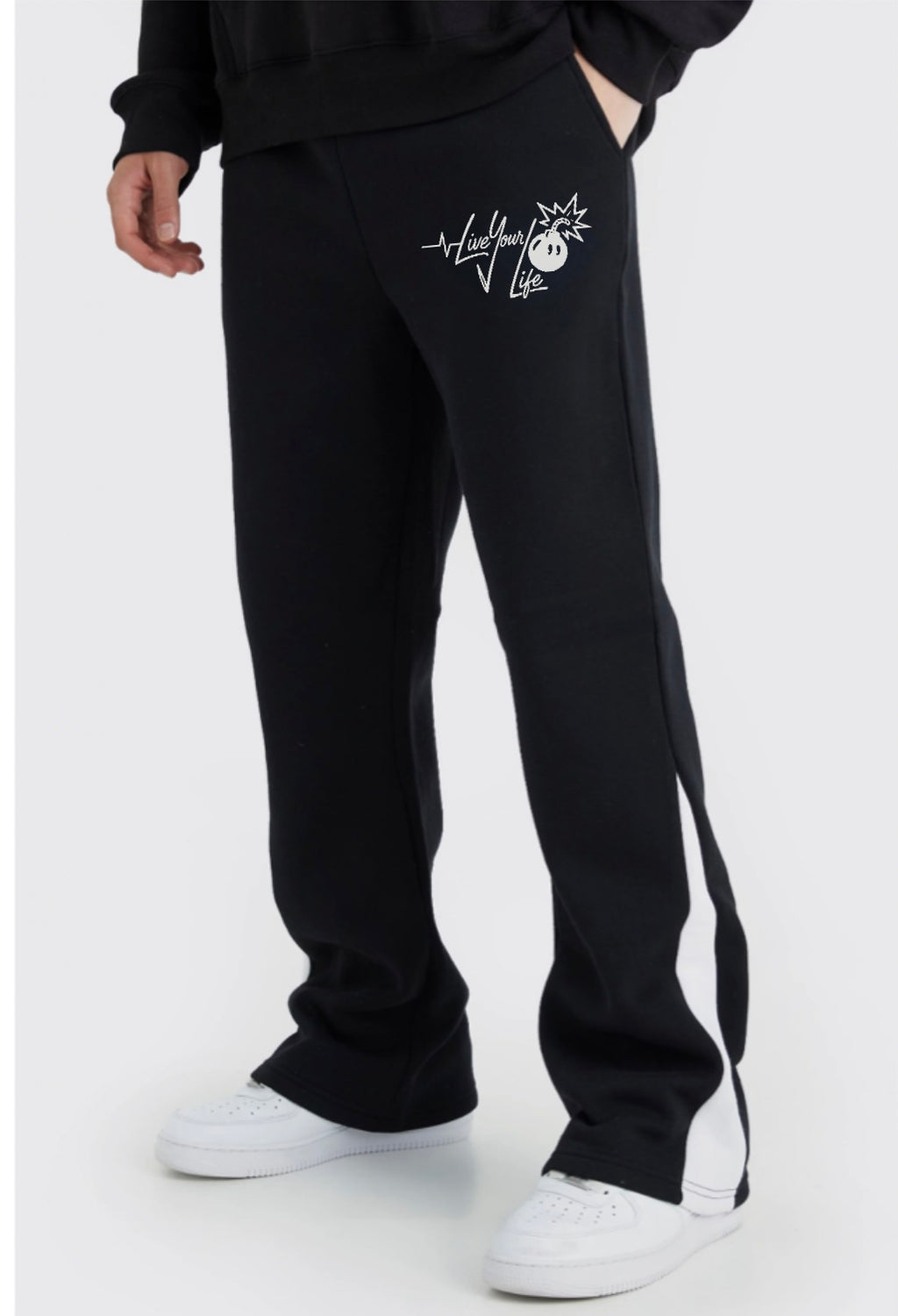 Stacked Sweatpants