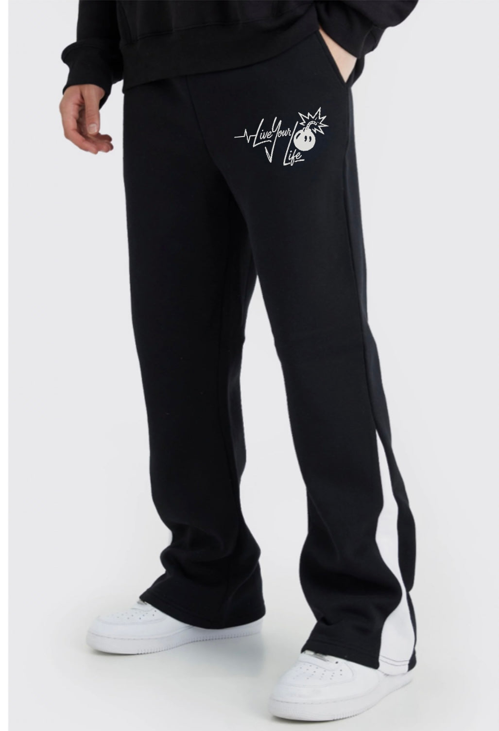 Stacked Sweatpants