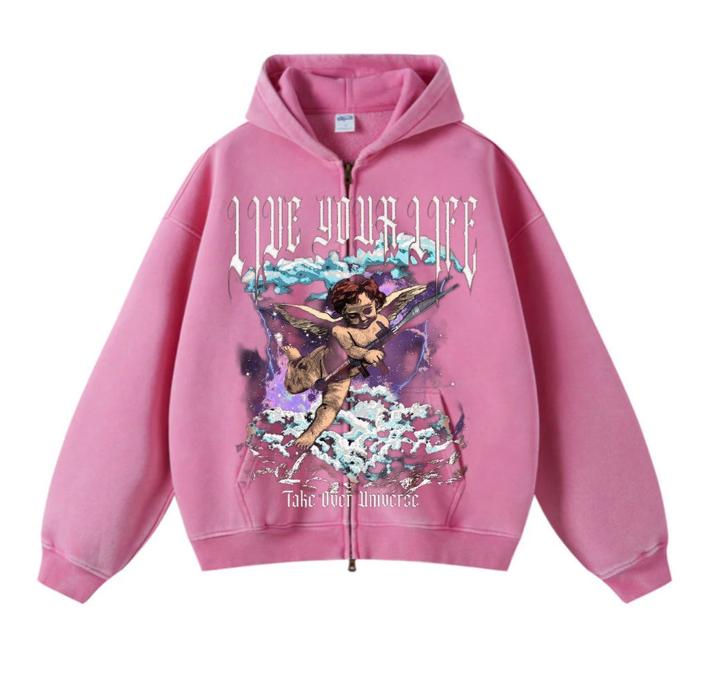 Pink “Take Over Universe” Hoodie