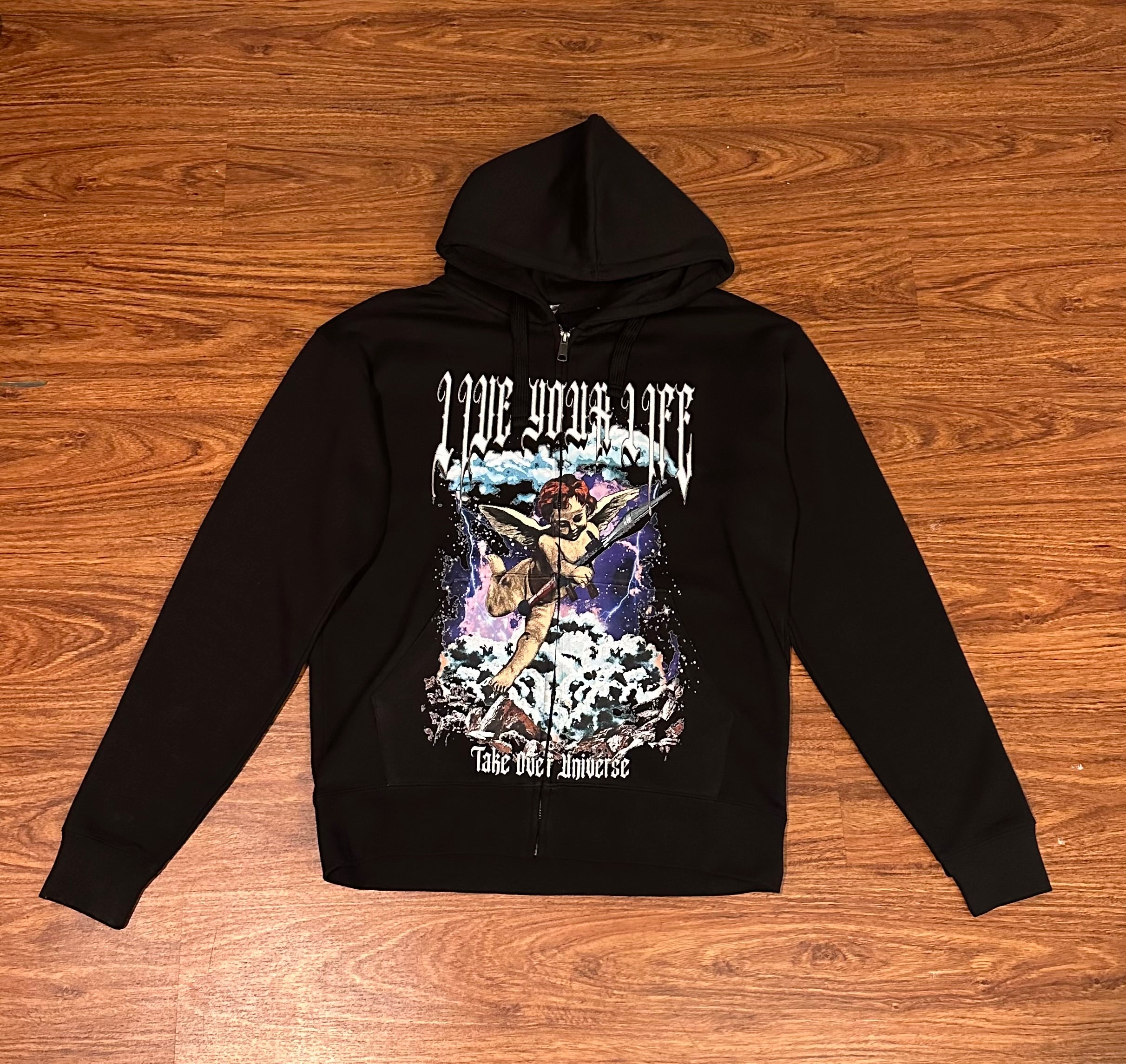 Black “Take Over Universe” Hoodie