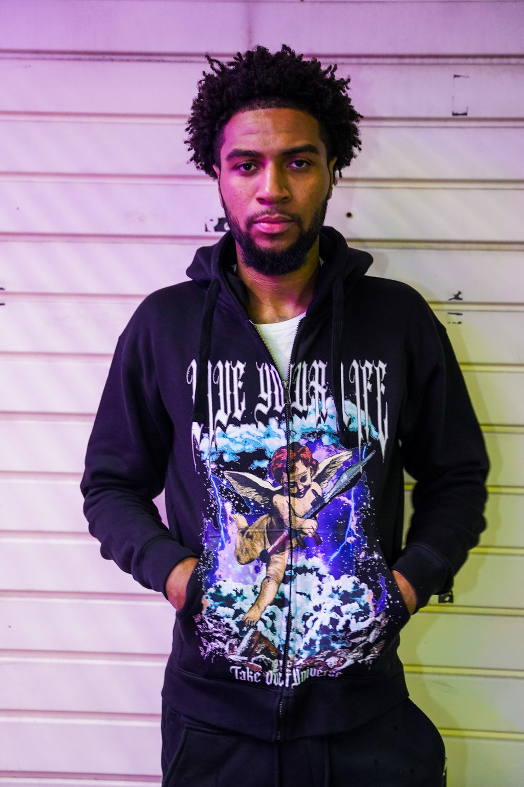 Black “Take Over Universe” Hoodie