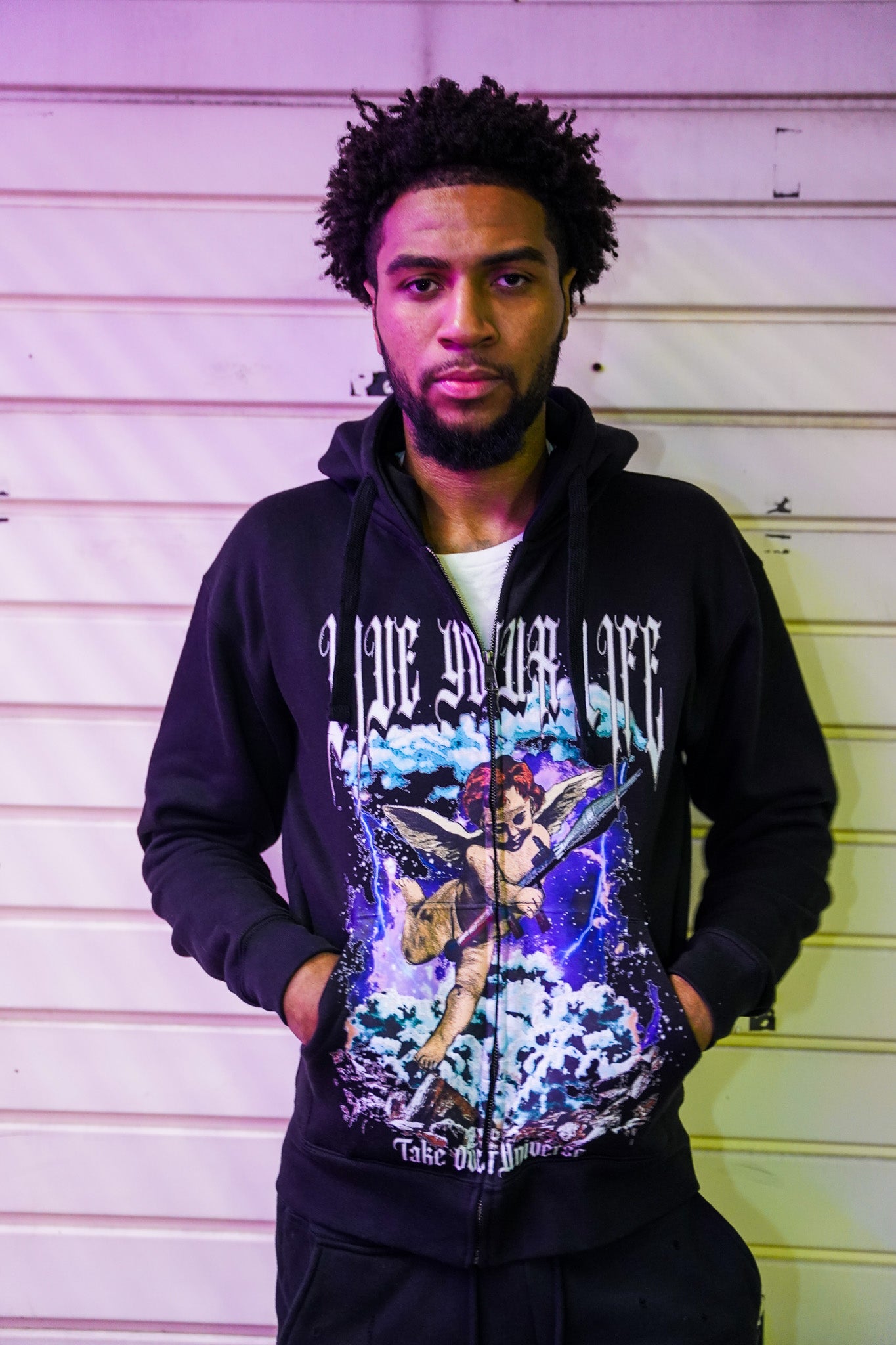 Black “Take Over Universe” Hoodie