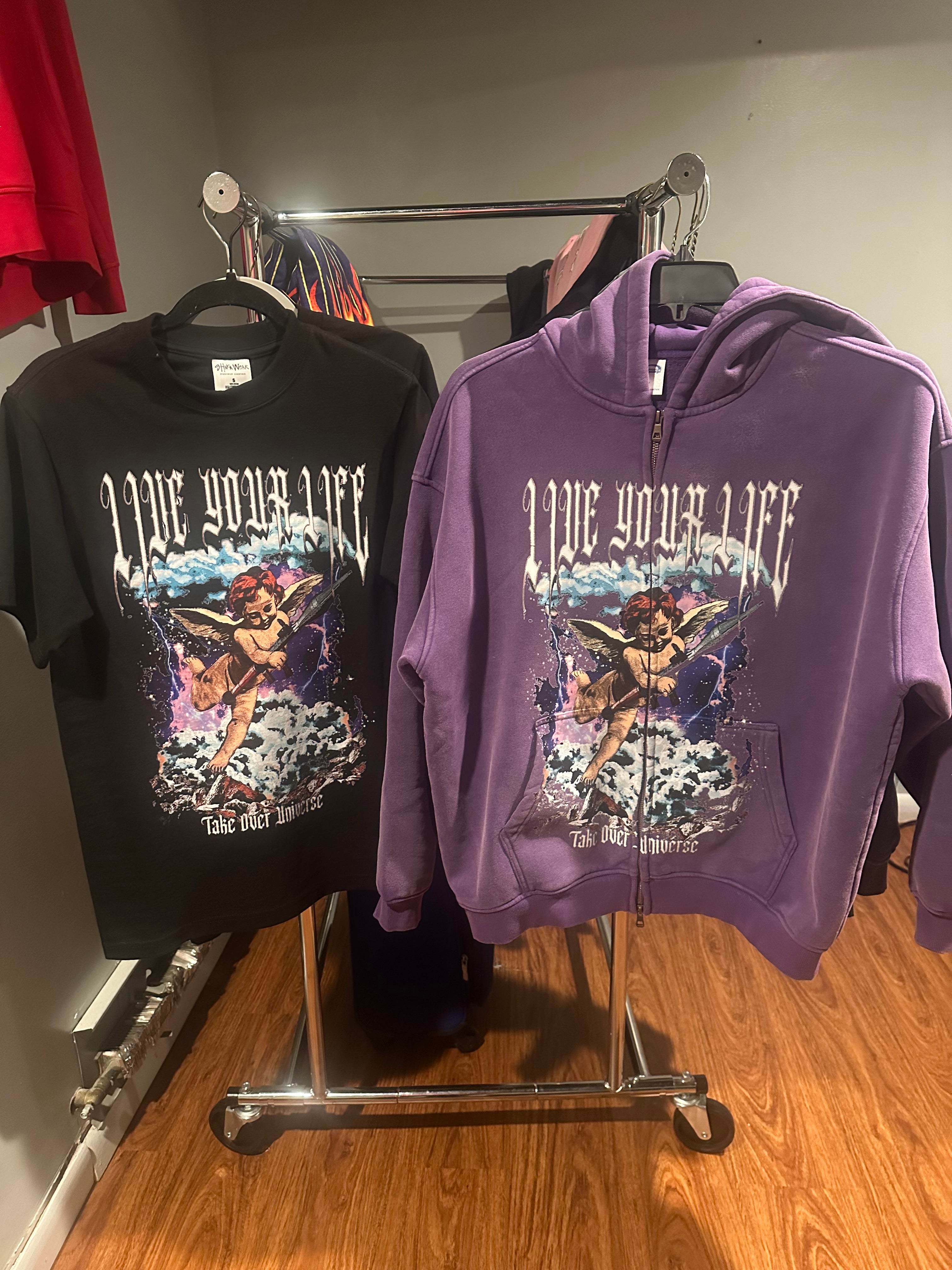 Purple “Take Over Universe” Hoodie