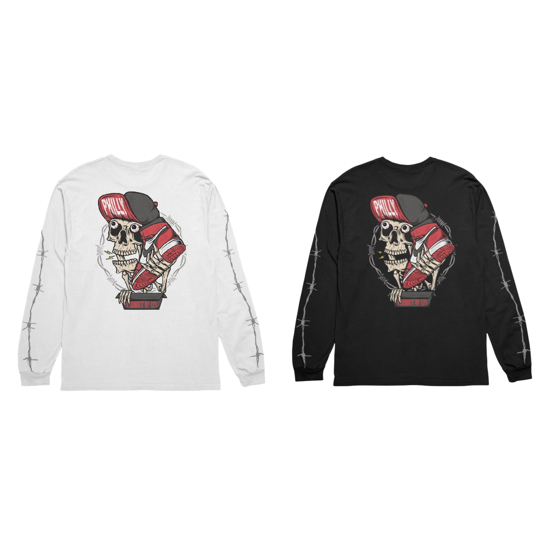 Philly Skull Long-Sleeve